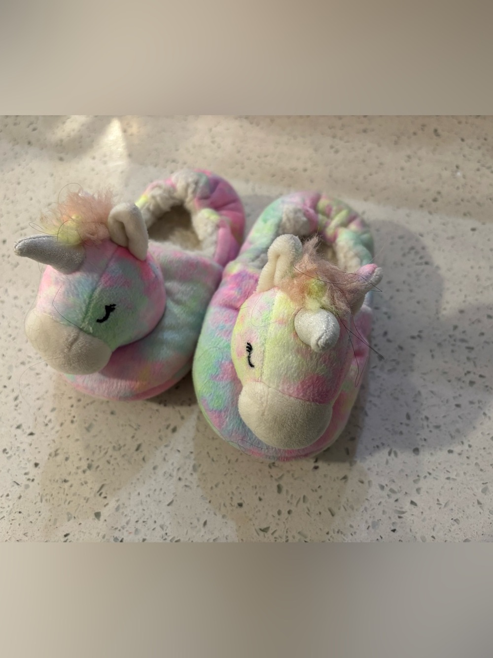 Target Pastel Rainbow Unicorn Kids Slippers